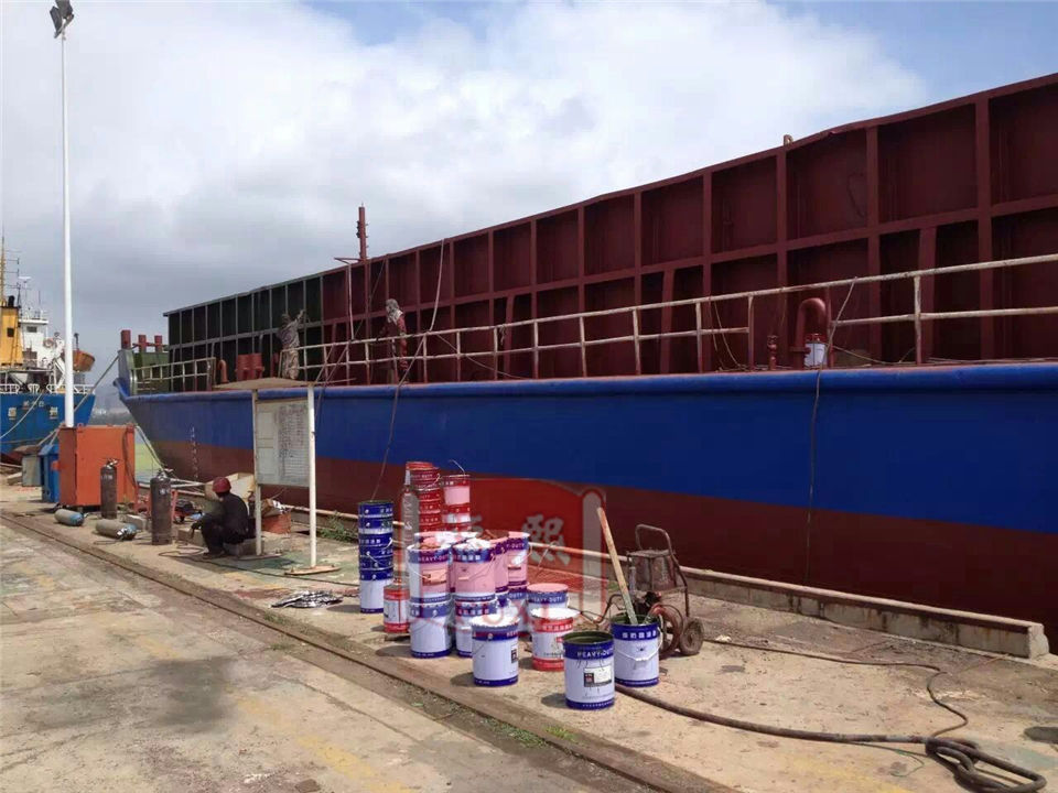 Marine paint and boat coating application
