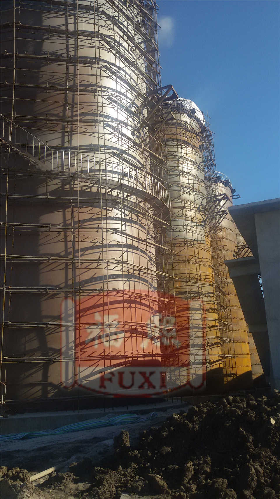 Anticorrosion construction of anaerobic tank in Russian paper mill