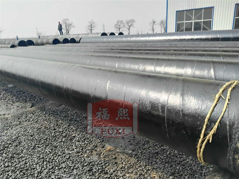 Underground steel pipe anti-corrosion coating application